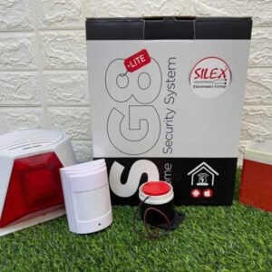 پکیج دزدگیر سایلکس SG8-Lite با 1 چشمی پرو و بلندگو آژیر دارای فلاشر