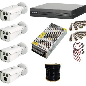 پکیج 4 عددی دوربین مداربسته 1200dp داهوا