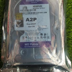 هارد 2 ترا وستر بنفش 1 سال گارانتی