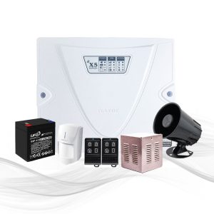 پک دزدگیر کلاسیک با یک چشمی با سیم و مرکز X5/0002