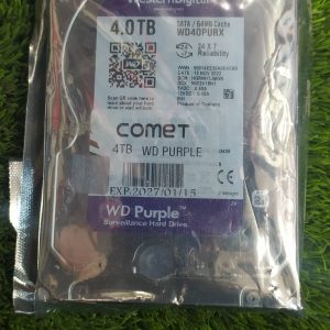 هارد 4 ترا وستر بنفش 2 سال  گارانتی اصلی