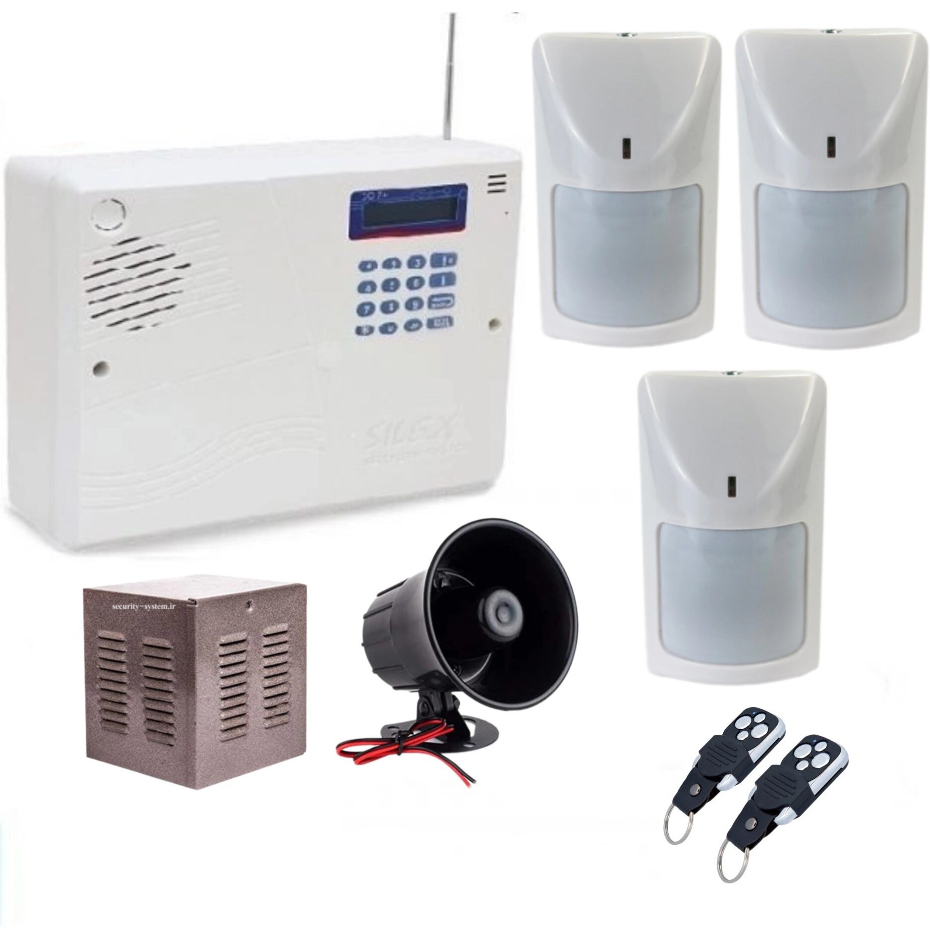 پکیج کامل دزدگیر اماکن مدل SILEX SG8 LITE سایلکس