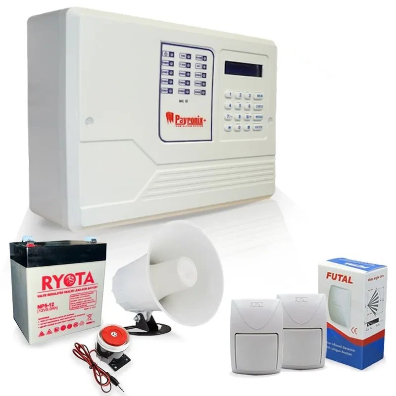 دزدگیر اماکن سیم دار پایرونیکس 2 چشمی مدل p70/0002