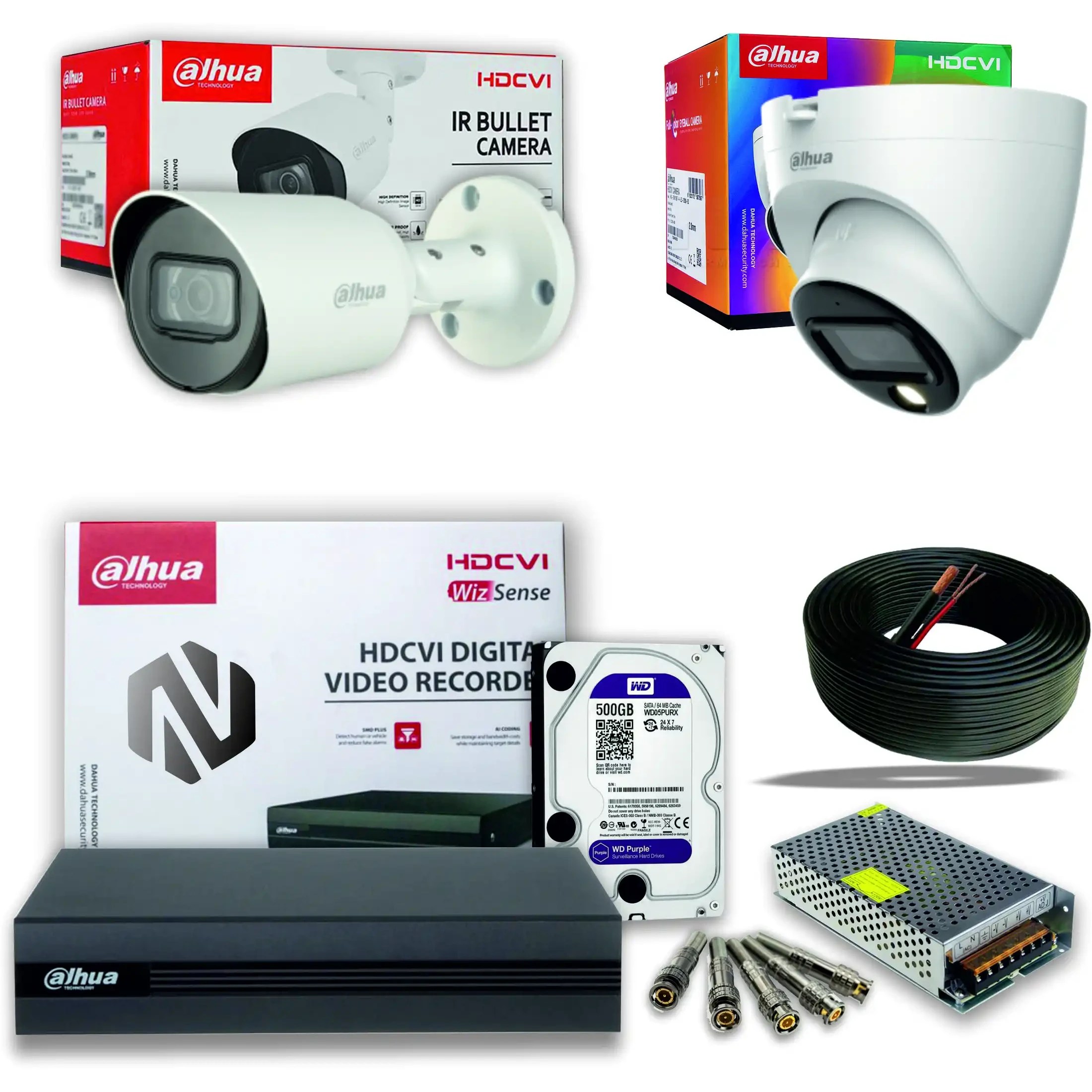 پک 2عددی دوربین مداربسته داهوا مدل H-N200/2052