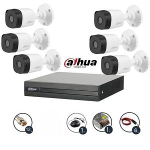 پک ۶ دوربین مداربسته داهوا مدل B1A21P Full HD 1080P