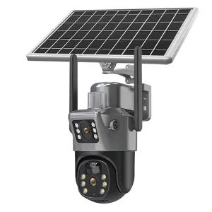دوربین سیم‌کارتی V380 دو لنز سولار مدل VCS87HG