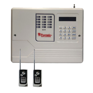 پنل دزدگیر پایرونیکس Payronix+ مدل P70 با نمایشگر LCD و دو ریموت